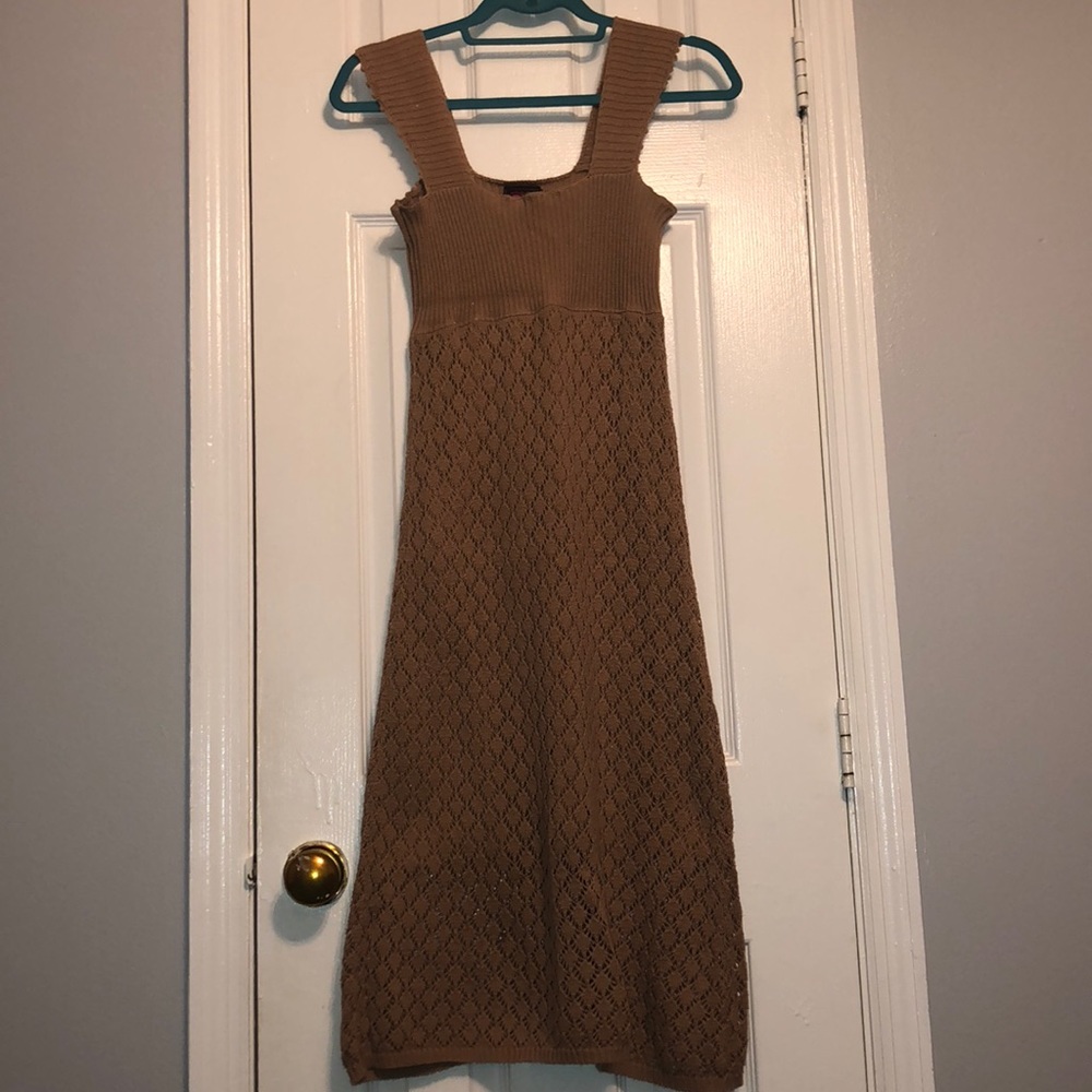 Fitted Cotton Knit Dress